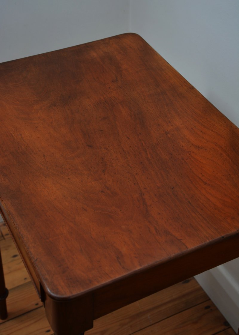 English Antique William IV Mahogany Side Table Lamp Table - Image 7