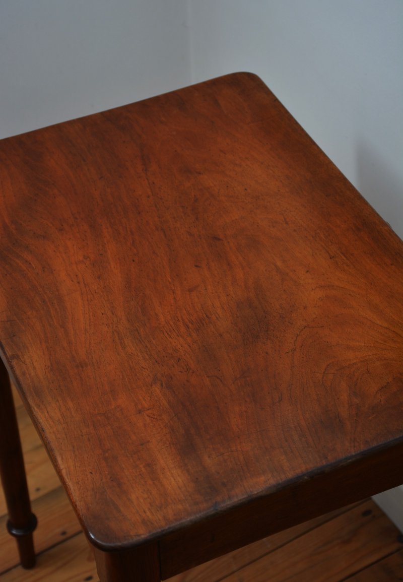 English Antique William IV Mahogany Side Table Lamp Table - Image 8