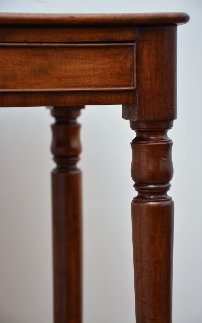 English Antique William IV Mahogany Side Table Lamp Table - Image 11
