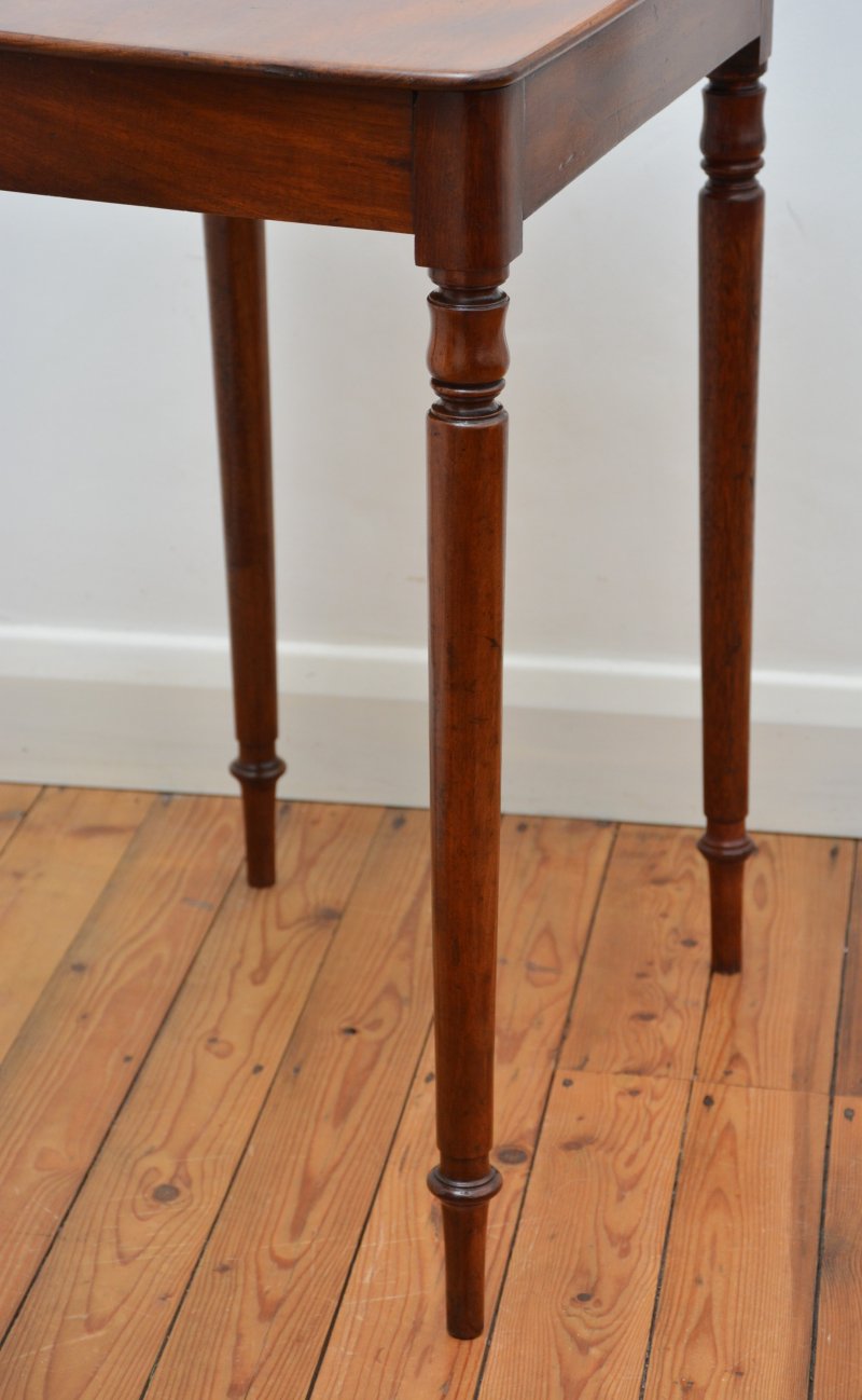 English Antique William IV Mahogany Side Table Lamp Table - Image 12