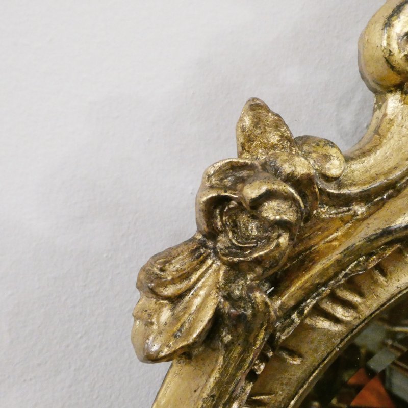 Pair of French Rococo Style Giltwood Wall Mirrors - Image 12