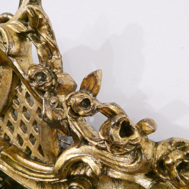 Pair of French Rococo Style Giltwood Wall Mirrors - Image 11