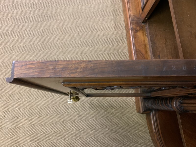 Large Victorian Burr Walnut London Quality Mirror Back Chiffonier - Image 7