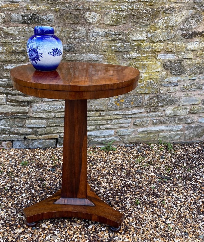 Regency rosewood pedestal table - Image 6