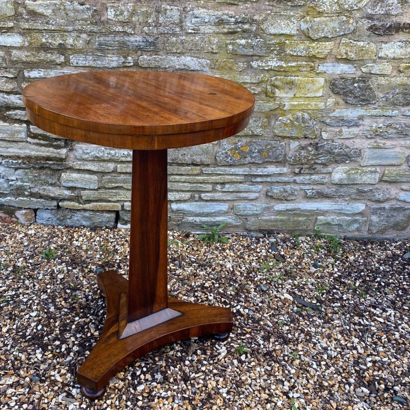 Regency rosewood pedestal table - Image 7