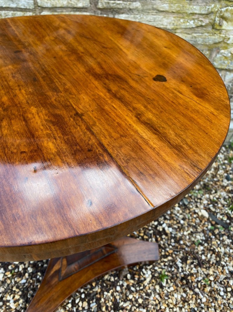 Regency rosewood pedestal table - Image 5