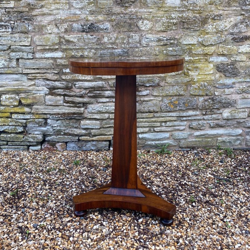 Regency rosewood pedestal table - Image 8