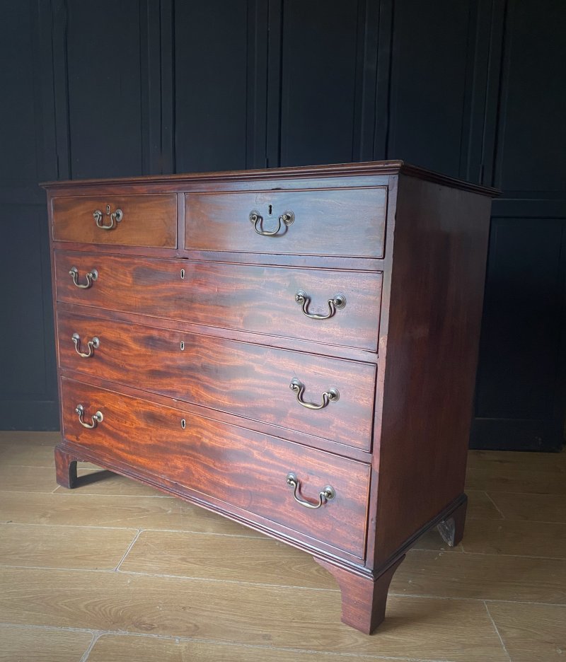 Georgian mahogany chest of drawers - Image 3