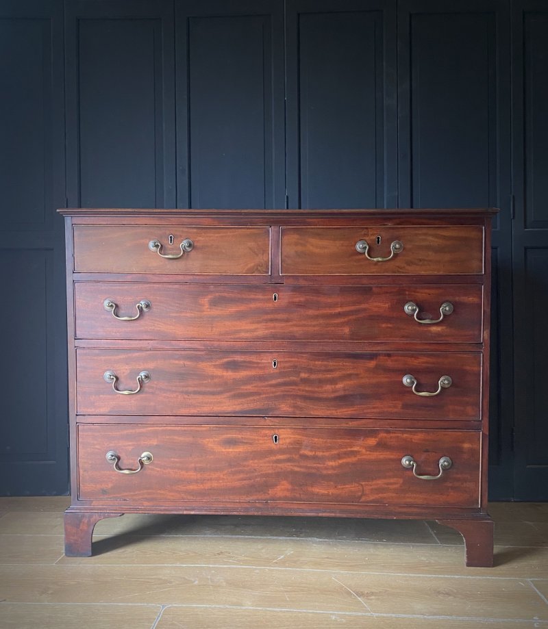 Georgian mahogany chest of drawers - Image 2