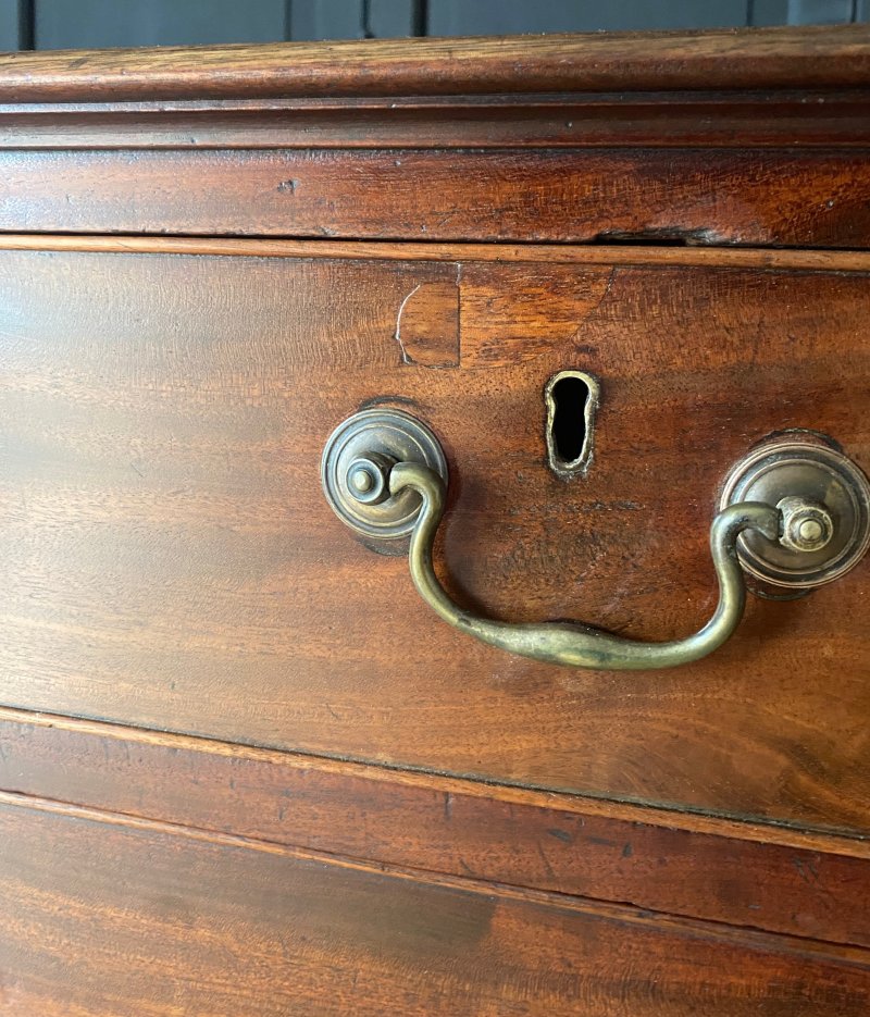 Georgian mahogany chest of drawers - Image 6