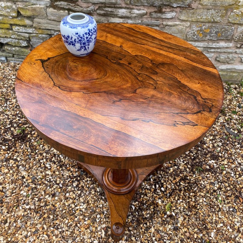 Regency rosewood lamp table - Image 3