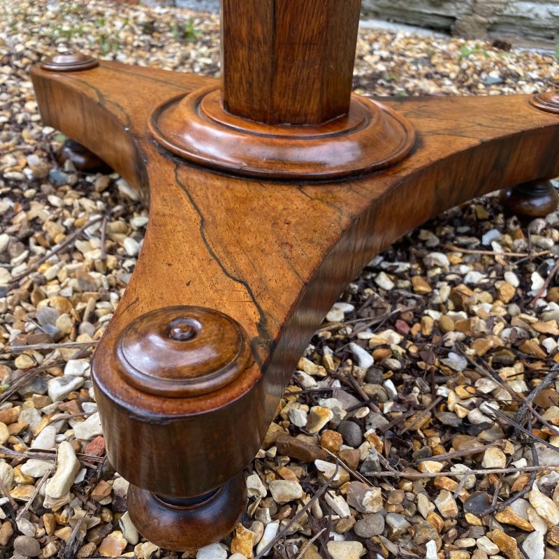 Regency rosewood lamp table - Image 4