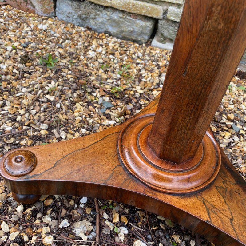 Regency rosewood lamp table - Image 5