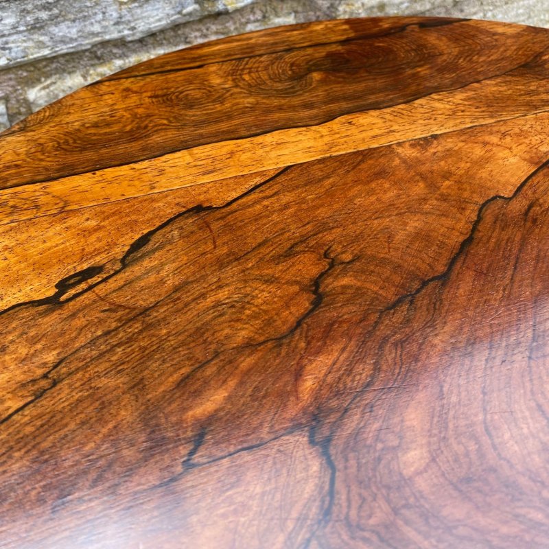 Regency rosewood lamp table - Image 7