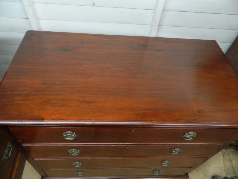 Edwardian Small  Mahogany Chest of Drawers - Image 3