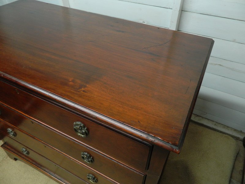 Edwardian Small  Mahogany Chest of Drawers - Image 4