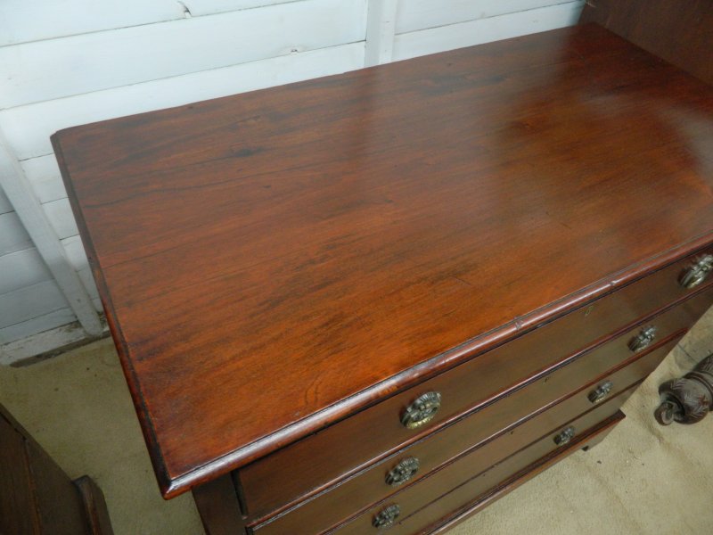Edwardian Small  Mahogany Chest of Drawers - Image 5