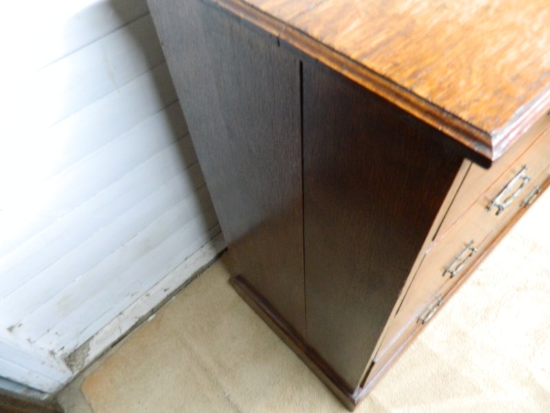 Victorian Solid Oak Chest of Drawers - Image 5