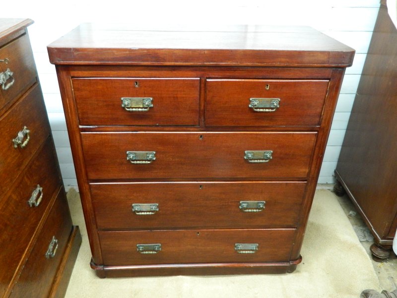 Victorian Solid Oak Chest of Drawers - Image 18