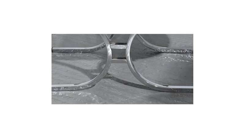 Mid Century Chrome Hall Seat - Image 7