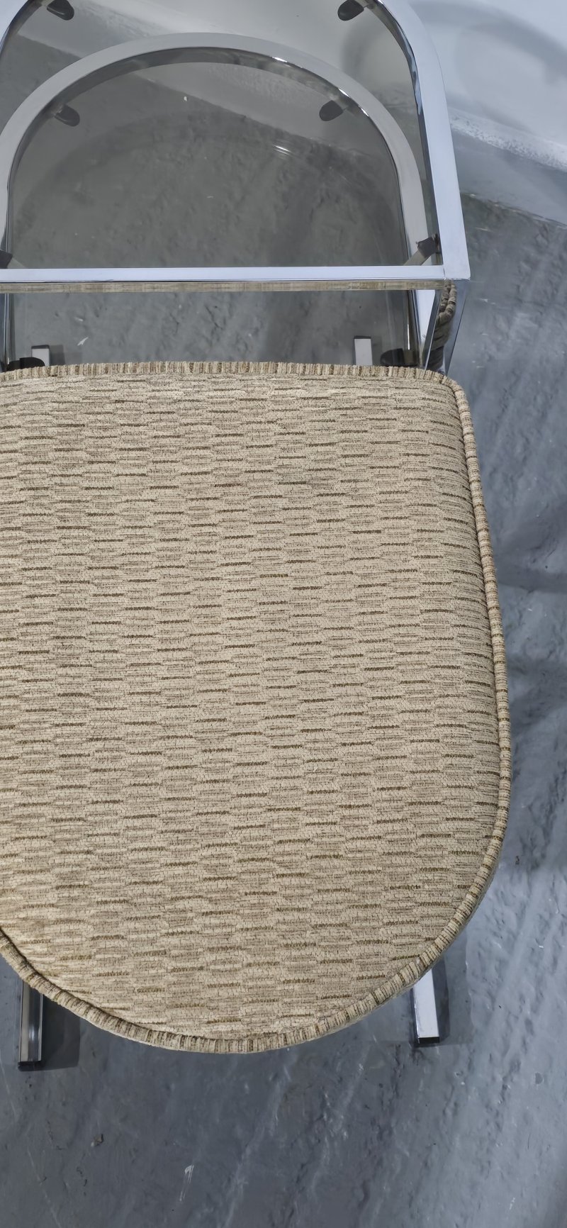 Mid Century Chrome Hall Seat - Image 5