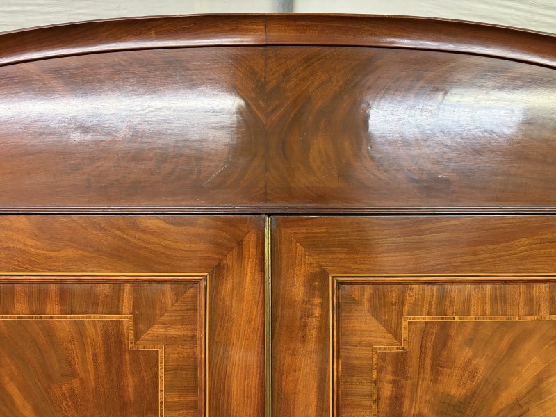 Georgian Inlaid Mahogany Linen Press - Image 4