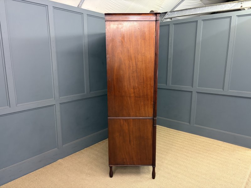 Georgian Inlaid Mahogany Linen Press - Image 13