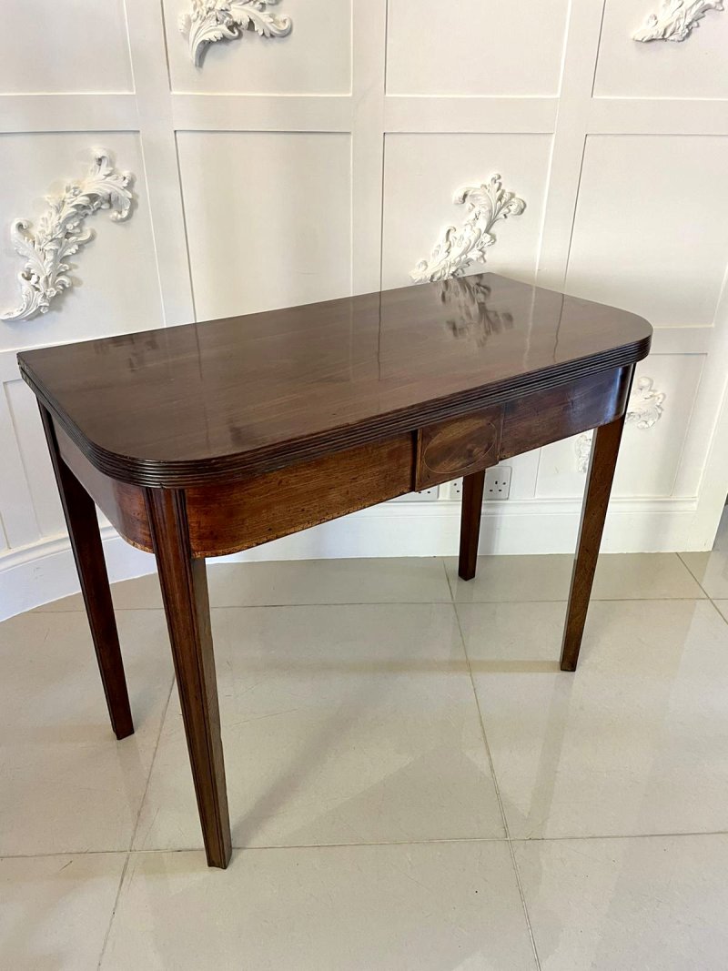 Antique George III Quality Mahogany Tea/Side Table