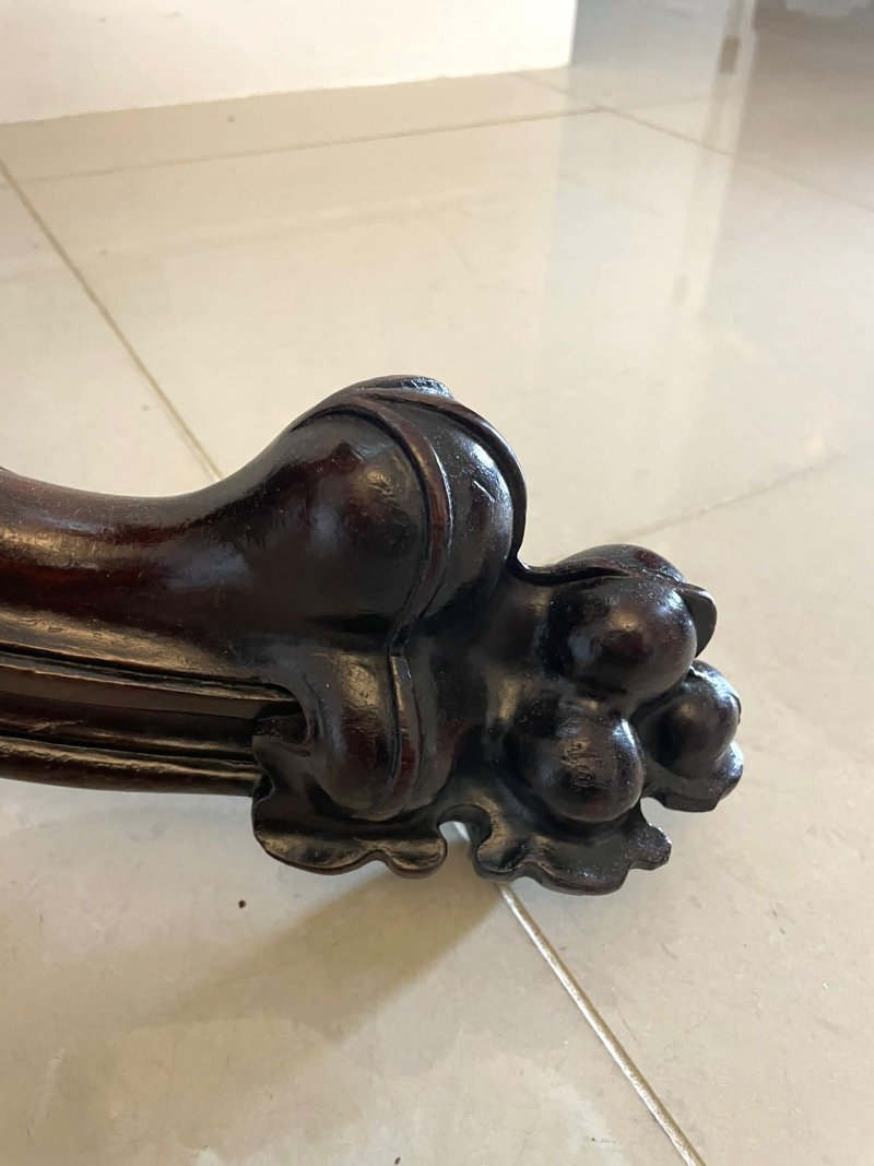 Outstanding Quality Large Antique Early Victorian Rosewood Centre/Dining Table by Gillows - Image 24