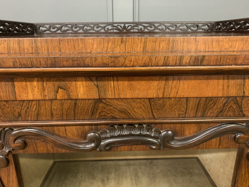Victorian Rosewood Bookcase Cabinet by James Winter - Image 8