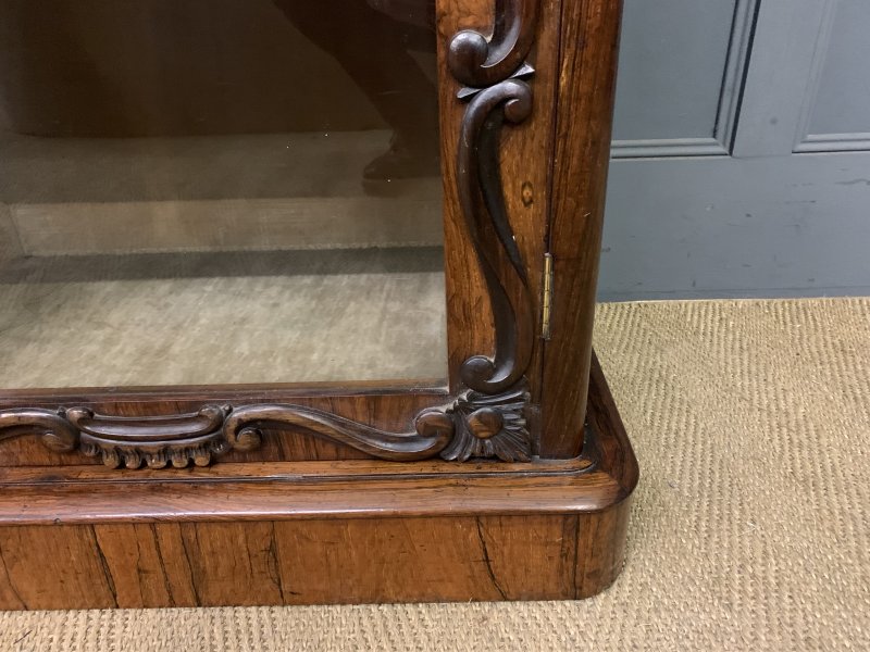 Victorian Rosewood Bookcase Cabinet by James Winter - Image 18