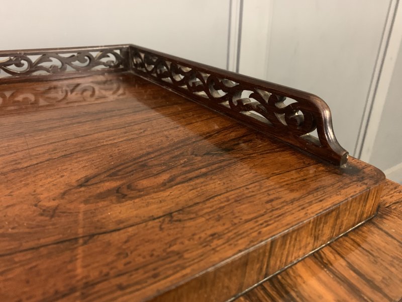 Victorian Rosewood Bookcase Cabinet by James Winter - Image 17