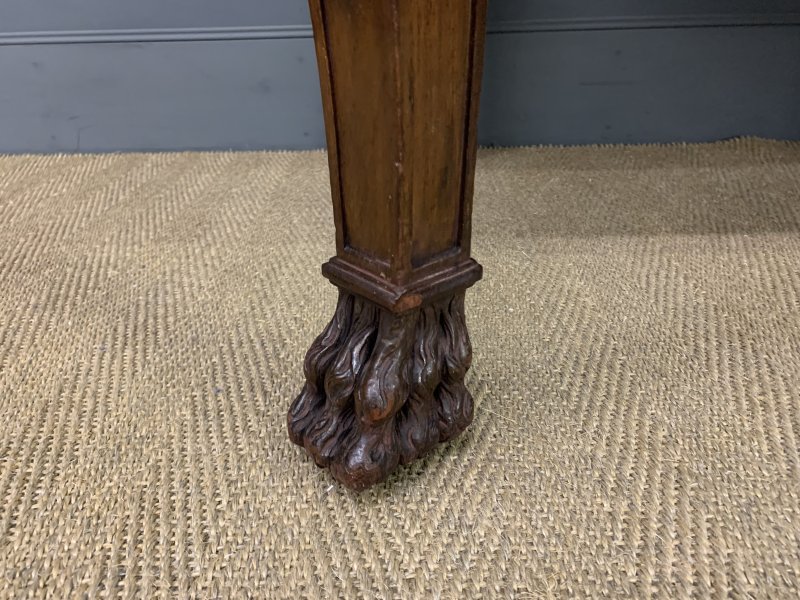 Chippendale Style Carved Mahogany Writing Table - Image 10