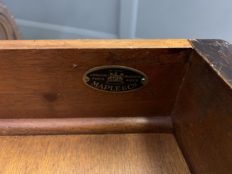 Chippendale Style Carved Mahogany Writing Table - Image 8