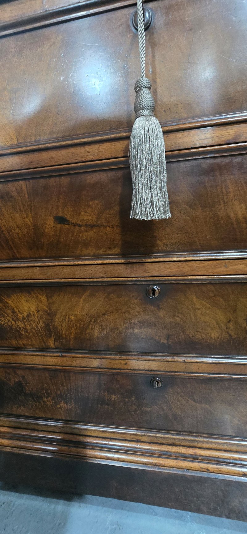 Superb French Walnut Commode Chest of Drawers - Image 13
