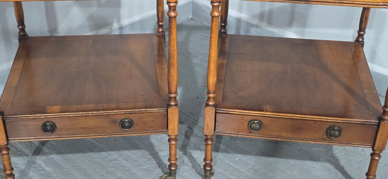 Excellent Pair Regency Lamp Tables - Image 4