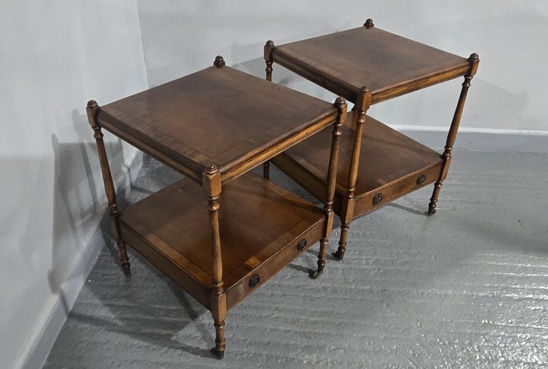 Excellent Pair Regency Lamp Tables - Image 8