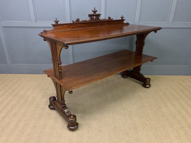 Large Sized Victorian Mahogany Buffet