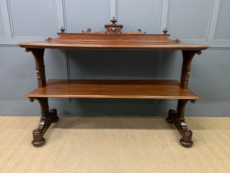 Large Sized Victorian Mahogany Buffet - Image 4