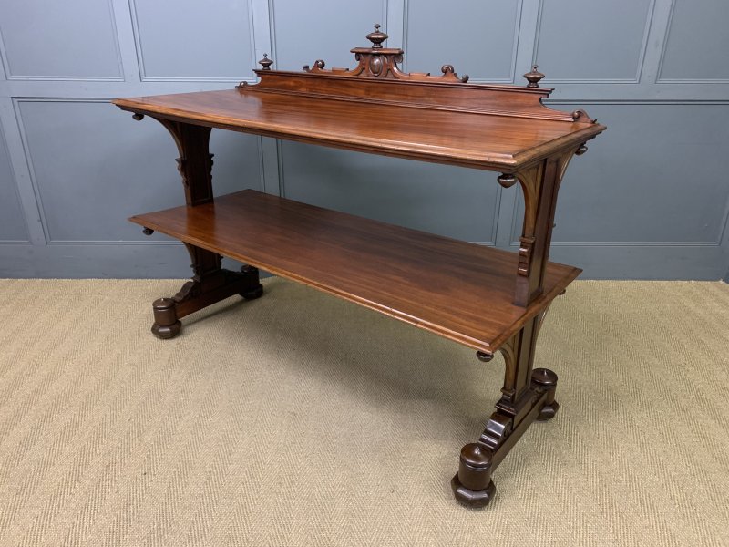 Large Sized Victorian Mahogany Buffet - Image 9