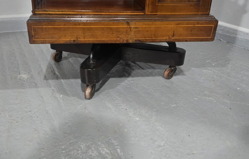 Mahogany Revolving Bookcase by Maples - Image 13