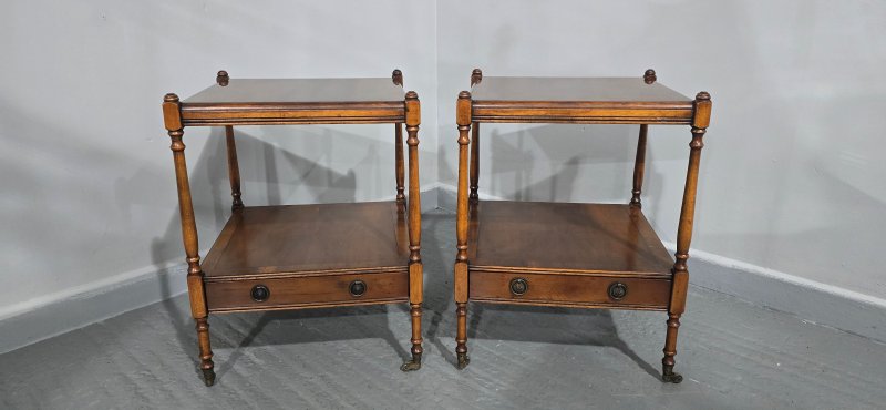 Excellent Pair Regency Lamp Tables - Image 9