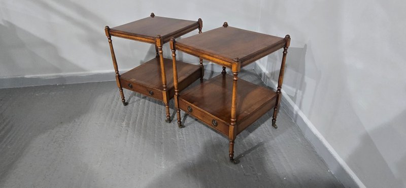 Excellent Pair Regency Lamp Tables - Image 5