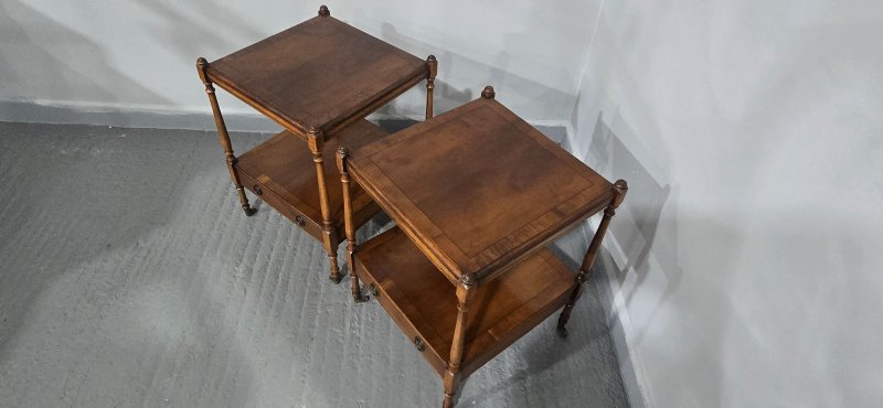 Excellent Pair Regency Lamp Tables - Image 7