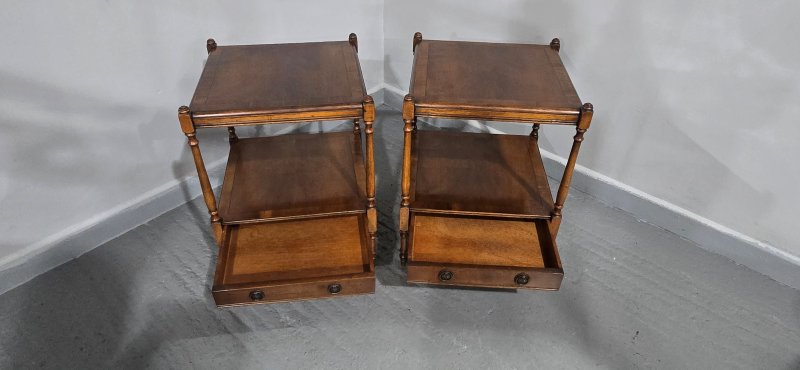 Excellent Pair Regency Lamp Tables - Image 8