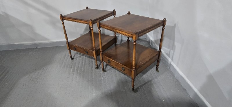 Excellent Pair Regency Lamp Tables - Image 11
