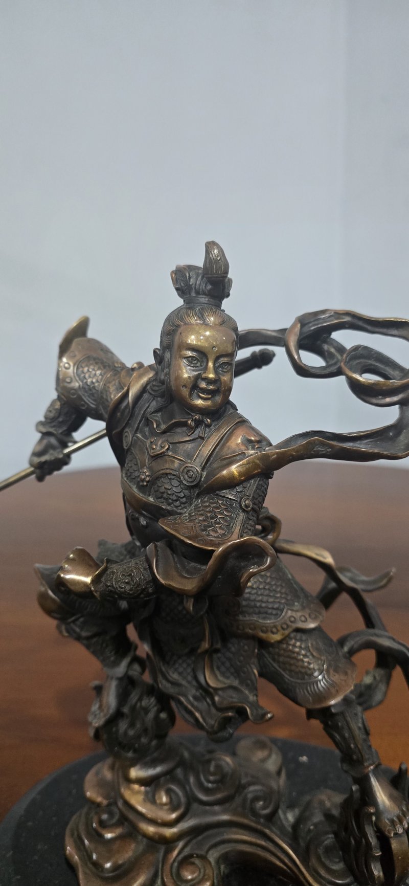 Bronze Sculpture 'Ne Zha' - Image 4