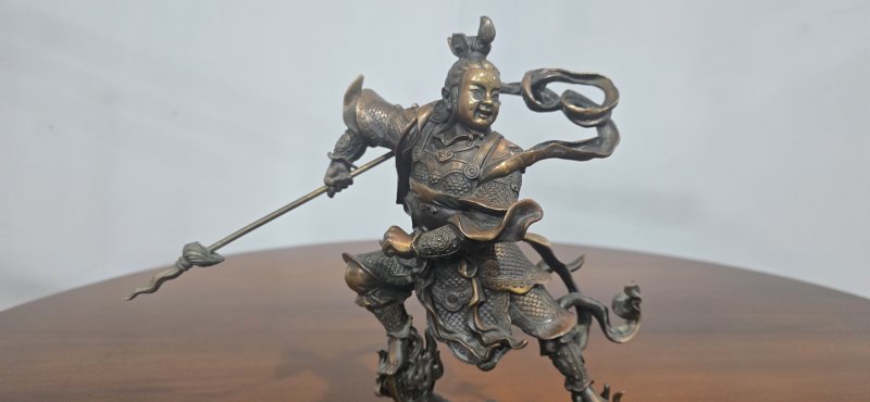 Bronze Sculpture 'Ne Zha' - Image 6