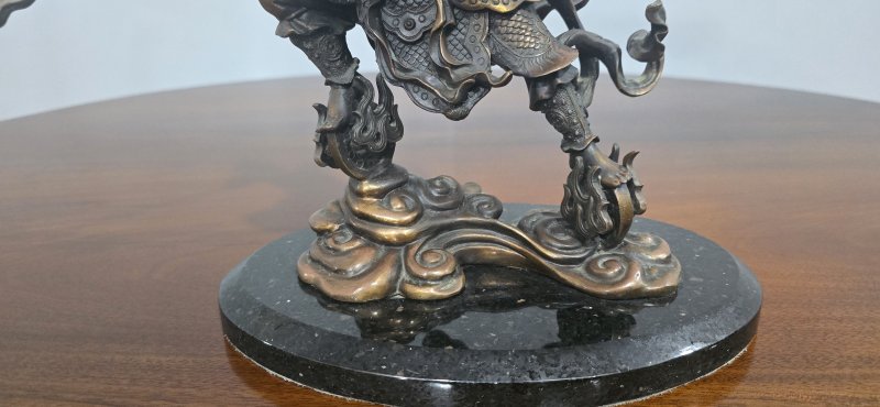 Bronze Sculpture 'Ne Zha' - Image 5