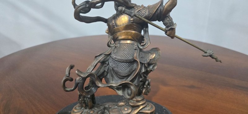 Bronze Sculpture 'Ne Zha' - Image 11